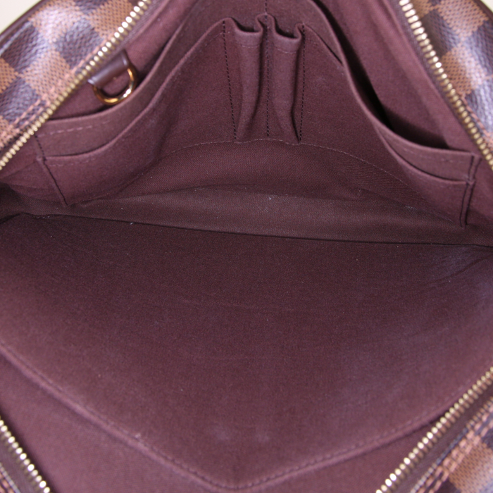 Louis Vuitton Messenger shoulder bag in ebene damier canvas - Detail D2