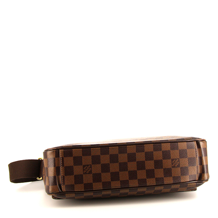 Louis Vuitton Messenger shoulder bag in ebene damier canvas - Detail D4