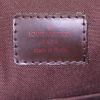 Louis Vuitton Messenger shoulder bag in ebene damier canvas and brown leather - Detail D3 thumbnail