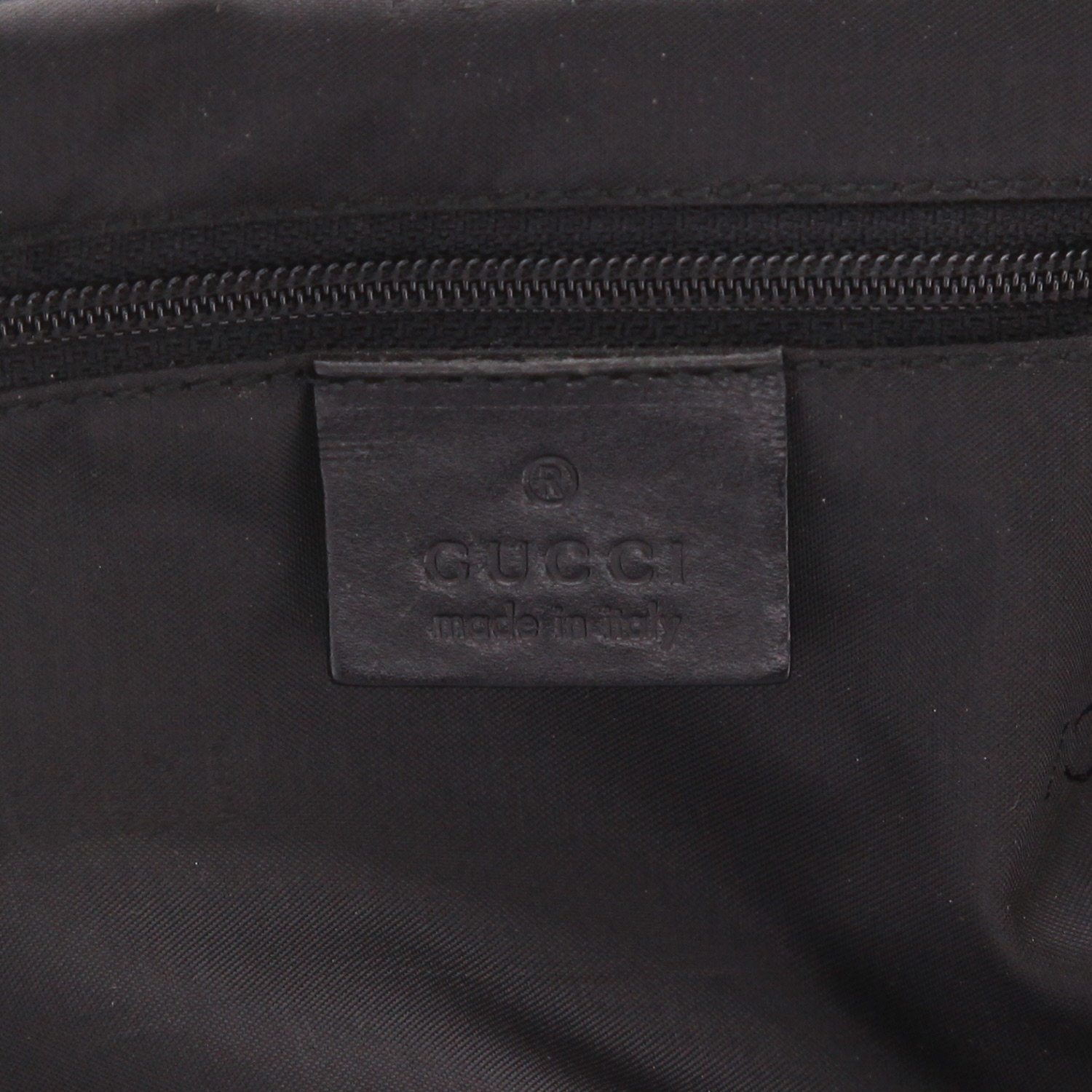 Mochila Gucci Gucci Vintage en lona negra - Detail D2