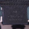 Gucci Boston handbag in black monogram leather - Detail D3 thumbnail
