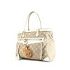 Louis Vuitton shopping bag in beige and white monogram canvas Idylle and white leather - 00pp thumbnail