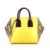 Stella McCartney handbag in brown canvas and yellow canvas - 360 thumbnail