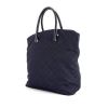 Louis Vuitton Lockit  handbag in dark blue monogram canvas and blue patent leather - 00pp thumbnail