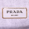 Prada Jacquard handbag in beige logo canvas - Detail D3 thumbnail