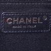 Chanel Deauville shopping bag in black grained leather - Detail D4 thumbnail