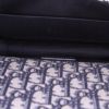 Dior 30 Montaigne shoulder bag in navy blue monogram canvas and navy blue leather - Detail D3 thumbnail