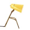 Small desk lamp in brass and yellow lacquered metal from the 1950’s - Detail D1 thumbnail