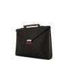 Dior briefcase in black and burgundy leather - 00pp thumbnail