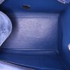 Bolso de mano Celine Trapeze en cuero azul y ante azul - Detail D2 thumbnail