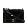 Dior Diorama shoulder bag in black glittering leather - 360 thumbnail