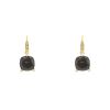 Poiray Fille Antique earrings in yellow gold,  smoked quartz and diamonds - 00pp thumbnail