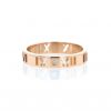 Tiffany & Co Atlas small model ring in pink gold and diamonds - 360 thumbnail