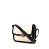 Celine Vintage bag worn on the shoulder or carried in the hand in navy blue and white bicolor leather - 00pp thumbnail