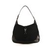 Gucci Jackie handbag in black monogram canvas and black leather - 360 thumbnail