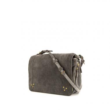 Jerome Dreyfuss Igor shoulder bag in grey suede