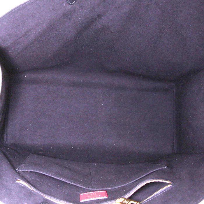 Bolso Cabás Louis Vuitton Onthego Crafty modelo grande en lona Monogram dos tonos blanca y negra - Detail D3