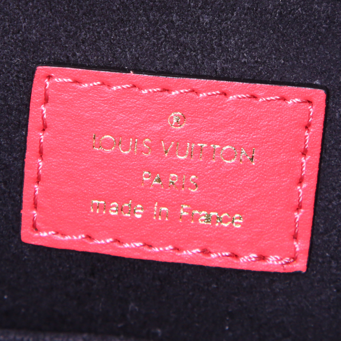 Shopping bag Louis Vuitton Onthego Crafty modello grande in tela monogram bicolore bianca e nera - Detail D4