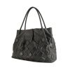 Chanel Grand Shopping shopping bag in grey quilted leather - 00pp thumbnail