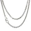 Hermès Voltige long necklace in silver - 00pp thumbnail