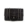 Borsa Chanel Chic With Me in jersey e pelle nera - 360 thumbnail