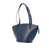Shopping bag Louis Vuitton Saint Jacques modello piccolo in pelle Epi blu - 00pp thumbnail