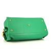 Yves Saint Laurent Chyc handbag in green leather - Detail D4 thumbnail