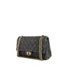 Chanel 2.55 handbag in dark blue denim canvas - 00pp thumbnail
