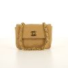 Bolso bandolera Chanel Mini Timeless en cuero acolchado beige - 360 thumbnail