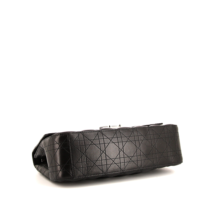 Dior Miss Dior handbag in black quilted leather - Detail D4