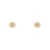 Paire de clous d'oreilles Cartier Himalaya en or jaune et diamants - 00pp thumbnail