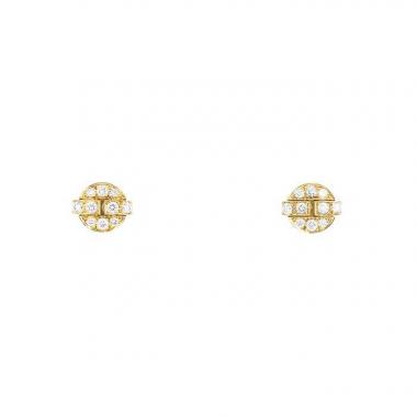 Pendientes Cartier Himalaya en oro amarillo y diamantes