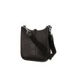 Bolso bandolera Hermès Mini Evelyne en cuero togo negro - 00pp thumbnail