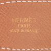 Cinturón Hermès Ceinture H en cuero box negro y cuero epsom color oro - Detail D1 thumbnail