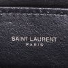 Saint Laurent Loulou medium model shoulder bag in black chevron quilted leather - Detail D4 thumbnail