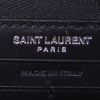 Portafogli Saint Laurent in pelle nera simil coccodrillo - Detail D3 thumbnail