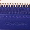 Saint Laurent Belle de Jour wallet in blue patent leather - Detail D3 thumbnail