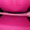 Billetera Saint Laurent en cuero rosa - Detail D2 thumbnail
