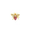 Vintage brooch in yellow gold, diamonds and ruby - 00pp thumbnail