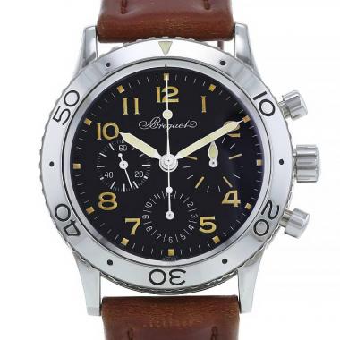 Montre Breguet Type XX en acier Ref :  3800 Vers  1990