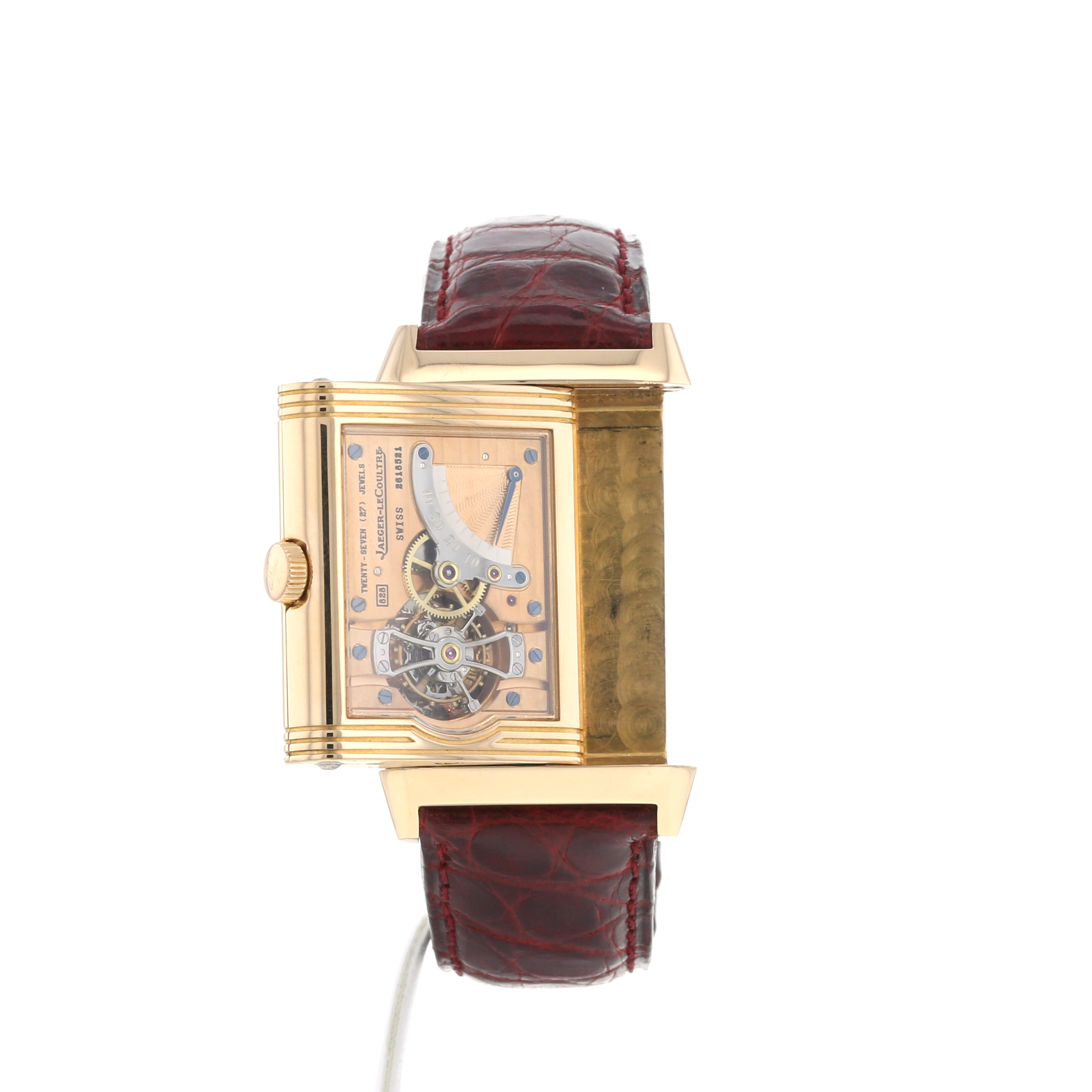 Jaeger Lecoultre Reverso watch in pink gold Ref:  270.2.68 Circa  1990 - Detail D1