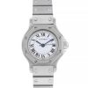 Cartier Santos watch in stainless steel Ref:  0906 Circa  1990 - 00pp thumbnail