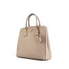 Prada Lux Tote handbag in beige leather saffiano - 00pp thumbnail