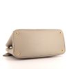 Prada Lux Tote handbag in beige leather saffiano - Detail D4 thumbnail