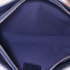 Louis Vuitton handbag in blue monogram leather - Detail D2 thumbnail