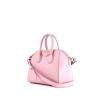 Bolso de mano Givenchy Antigona mini en cuero rosa - 00pp thumbnail