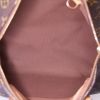 Borsa Louis Vuitton Speedy 30 in tela monogram marrone e pelle naturale - Detail D2 thumbnail