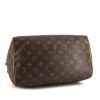 Borsa Louis Vuitton Speedy 30 in tela monogram marrone e pelle naturale - Detail D4 thumbnail