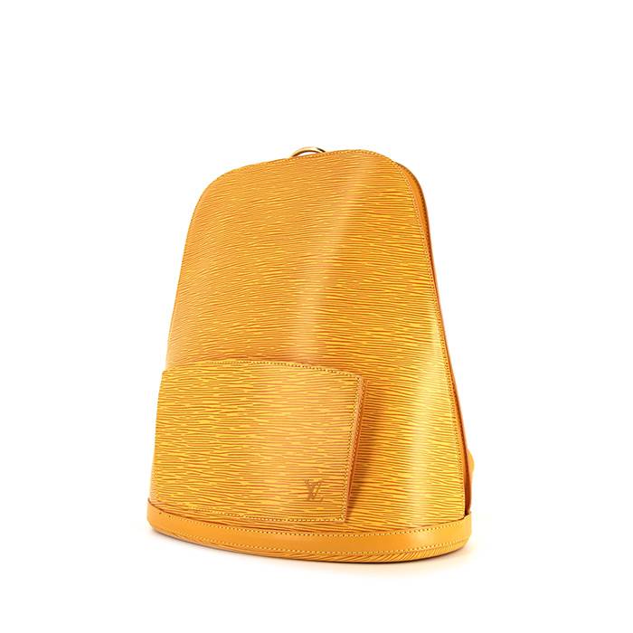 Louis Vuitton Gobelin Backpack Brown Epi Gold