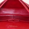 Chanel Timeless shoulder bag in red quilted leather - Detail D3 thumbnail